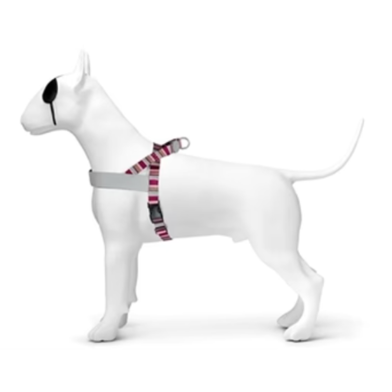 Morso Norwegisches Hundegeschirr Recycelt Skyline Rot/Rosa